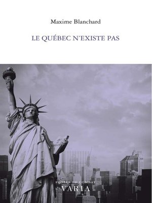 Le Québec n'existe pas - ebook